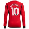 Manchester United Rashford 10 Hjemme 23-24 - Herre Langermet Fotballdrakt